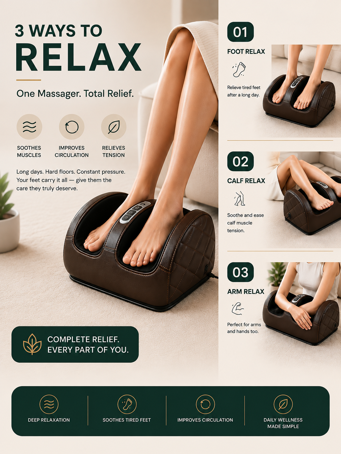 Comfort Daily™ Built For Daily Recovery (Foot Massager)