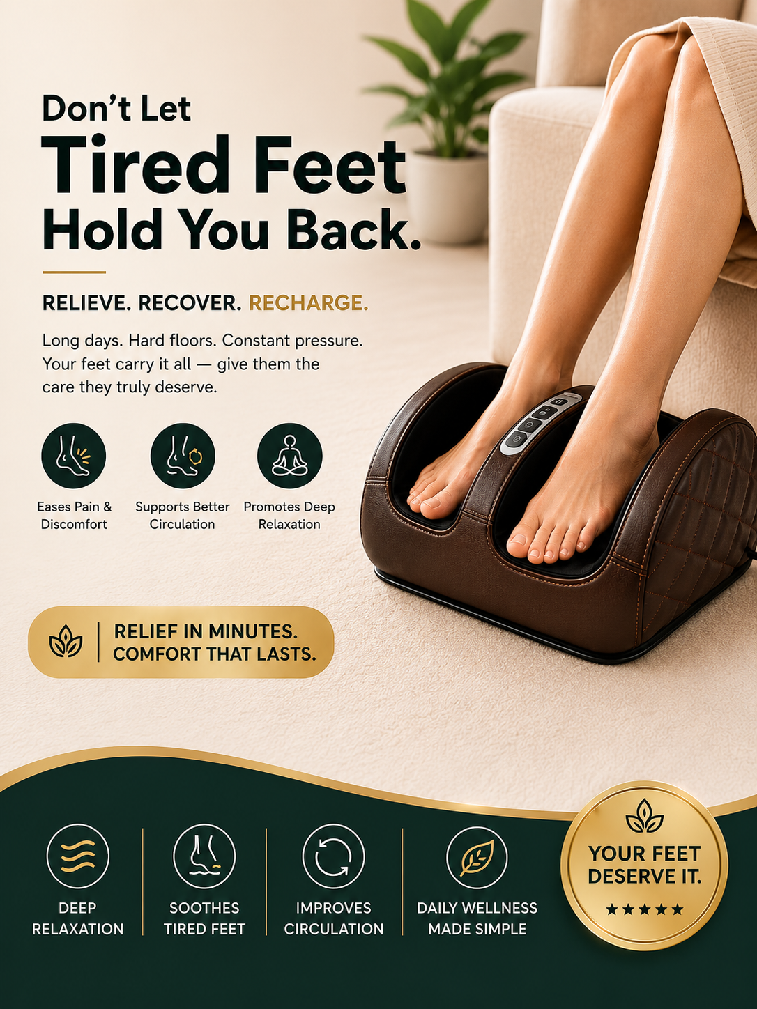 Comfort Daily™ Built For Daily Recovery (Foot Massager)