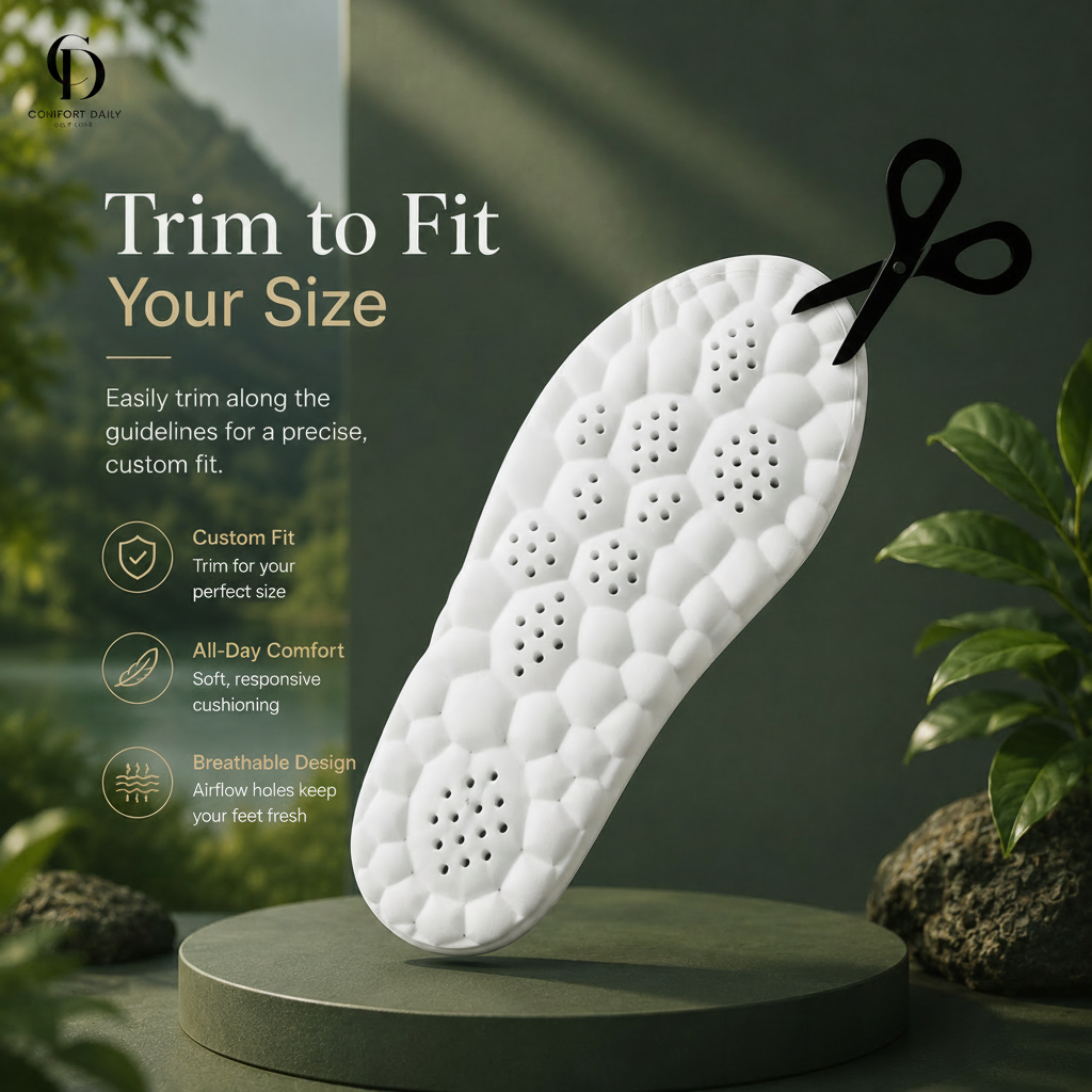 Trim to Fit with Comfort Daily Logo